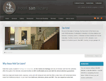 Tablet Screenshot of en.hotelsanlazaro.com